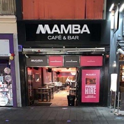 Exterior of Mamba Cafe and Bar