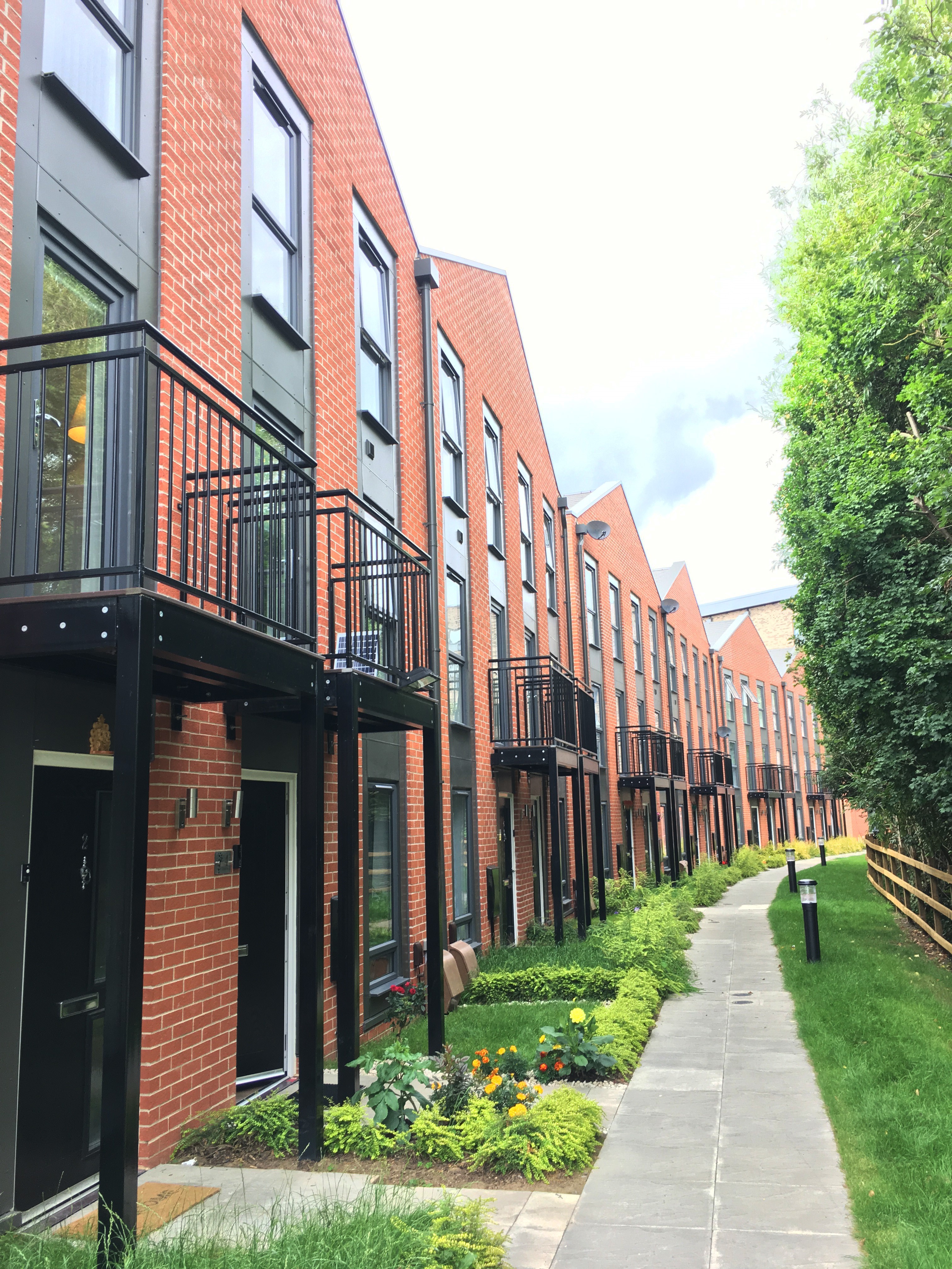 New homes at Abbey Meadows in Leicester, illustrating the development of a new Local Plan for the city