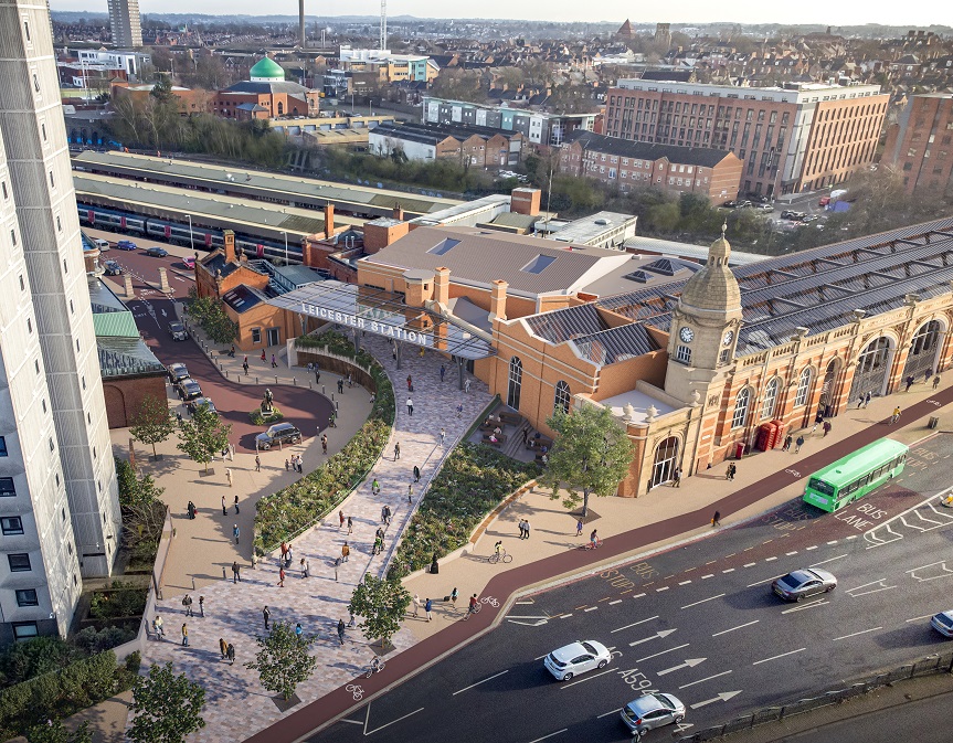 Leicester Station artist's impression