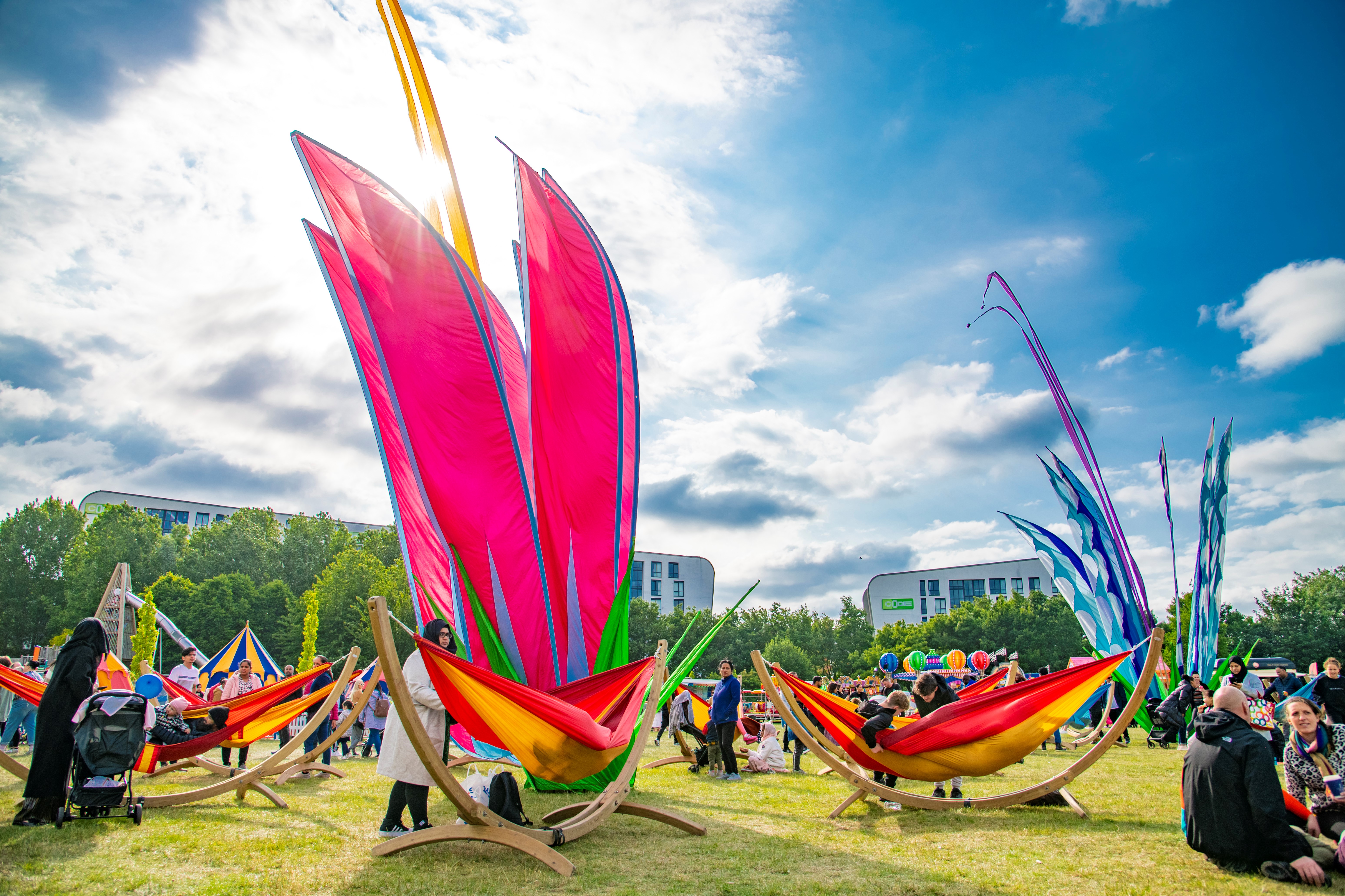 Bede Park during the Riverside Festival