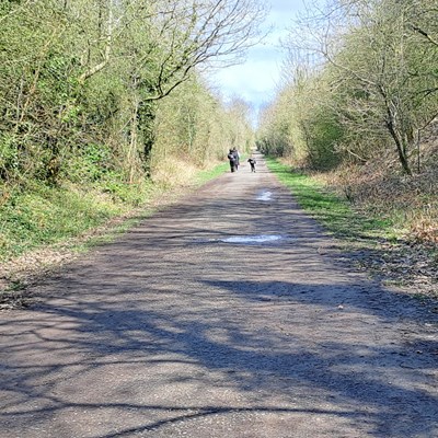 Part of the route which will be improved