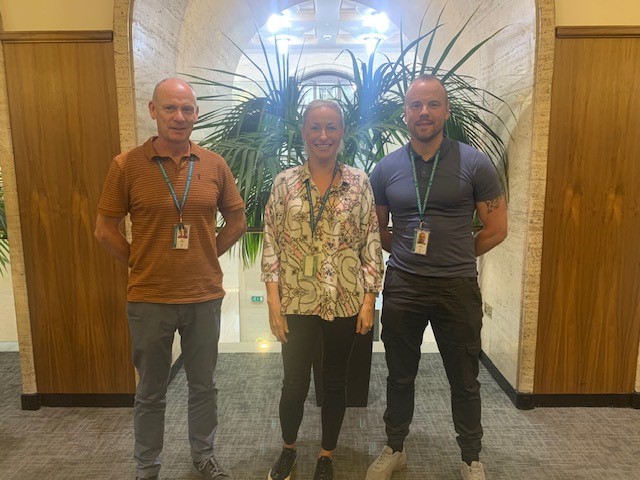 Members of the city council's new antisocial behaviour team