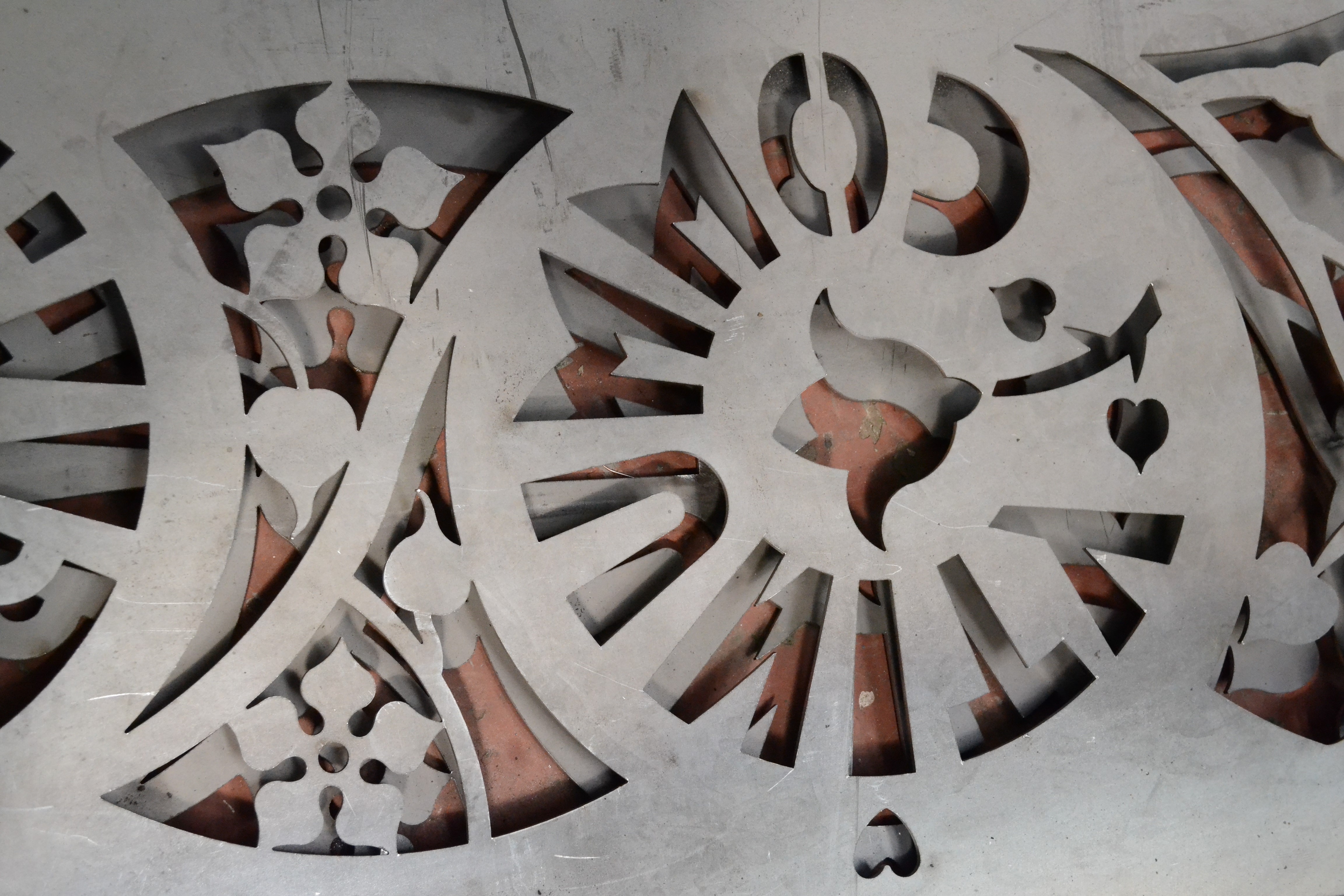 Detail of Sculptural Gateway public artwork