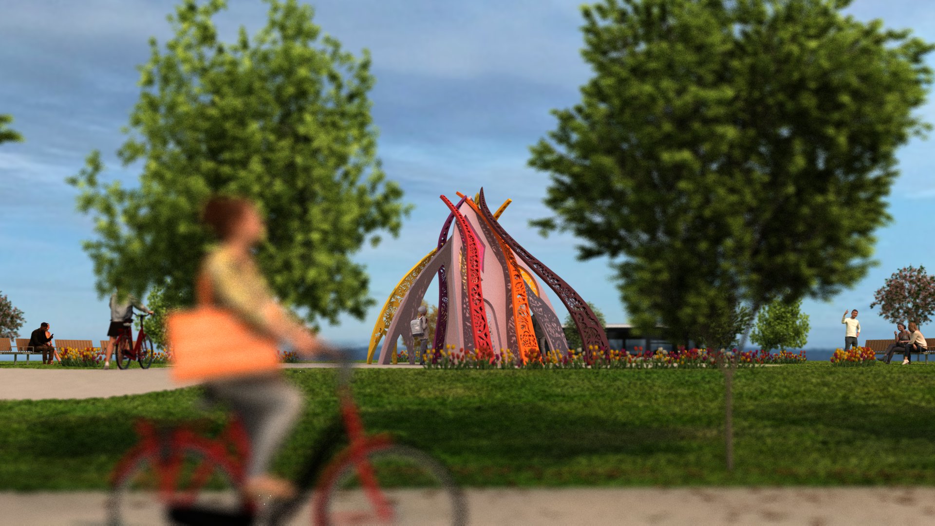 Artist's impression of the new artwork