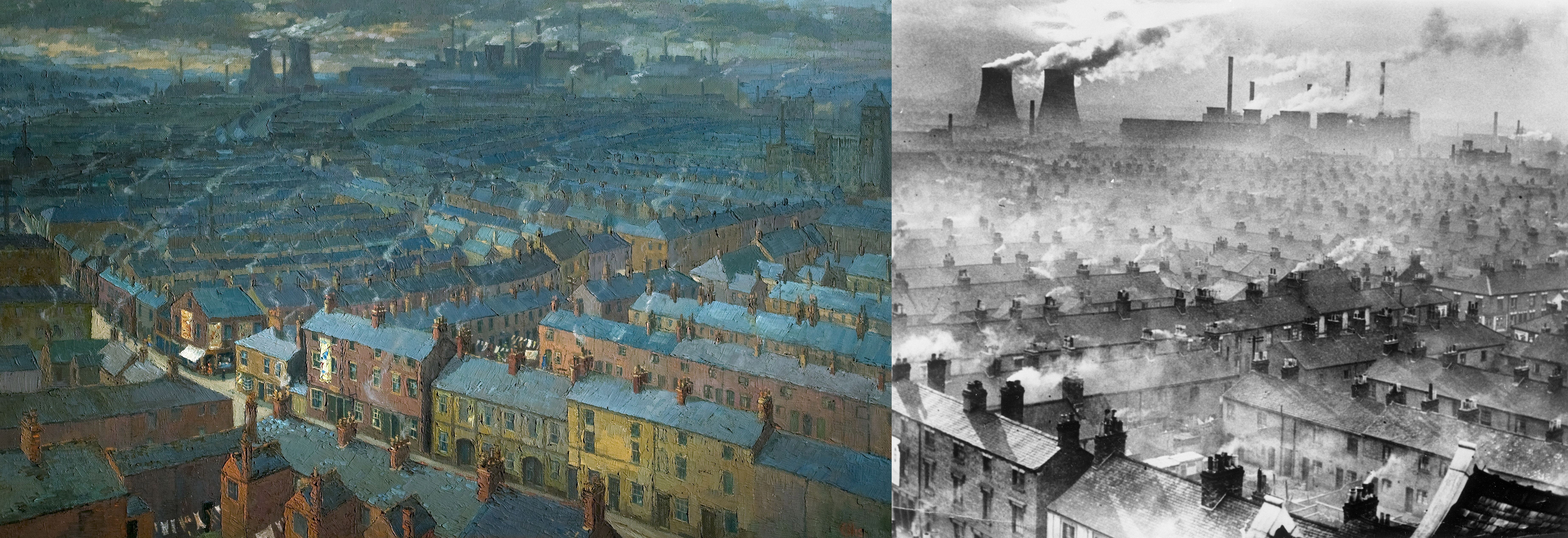 A Leicester Vista, by Norman Ernest Ellis © the Artist’s Estate