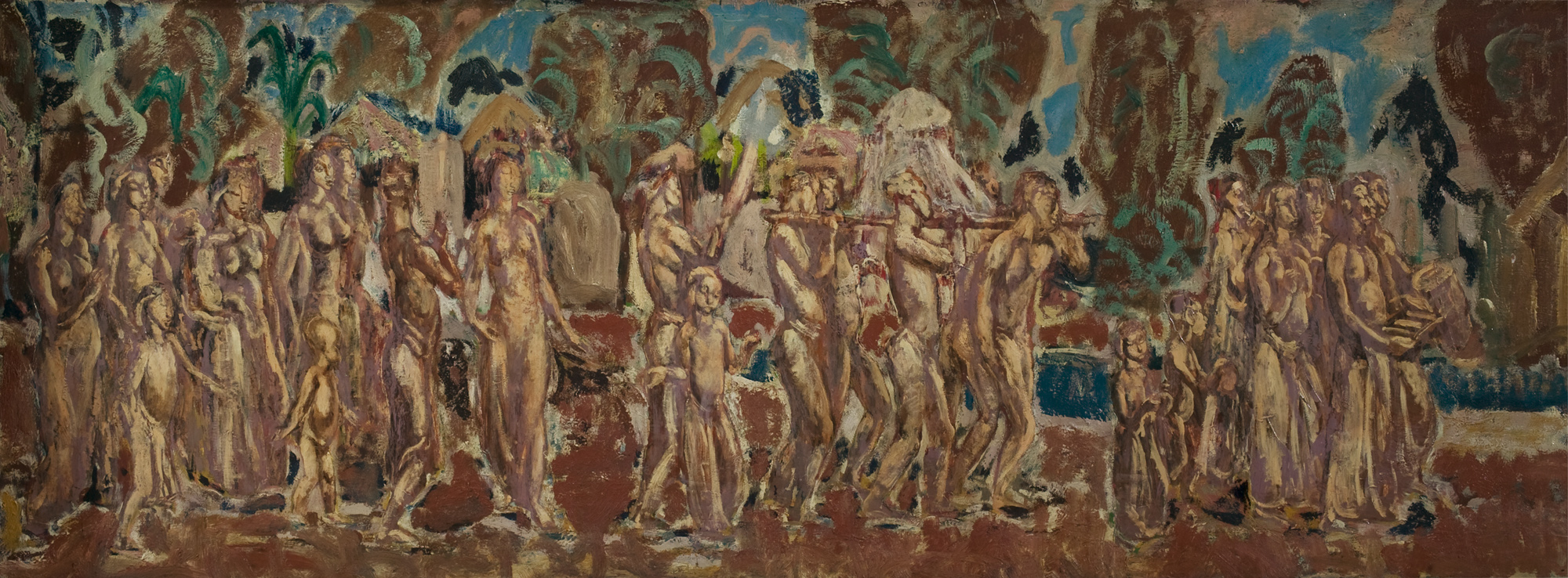 Procession in Bali: Leicester City Council / Estate of Ian Fairweather