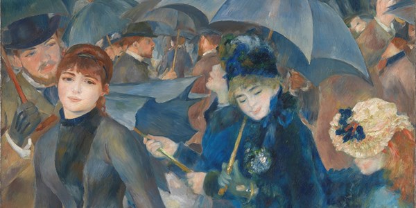 Pierre-Auguste Renoir, 1841 – 1919, The Umbrellas, (c. 1881-6). © The National Gallery, London