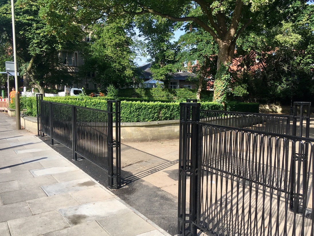 New Walk railings