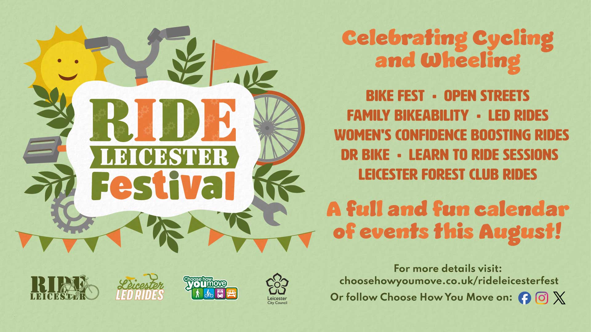 Ride Leicester Festival poster