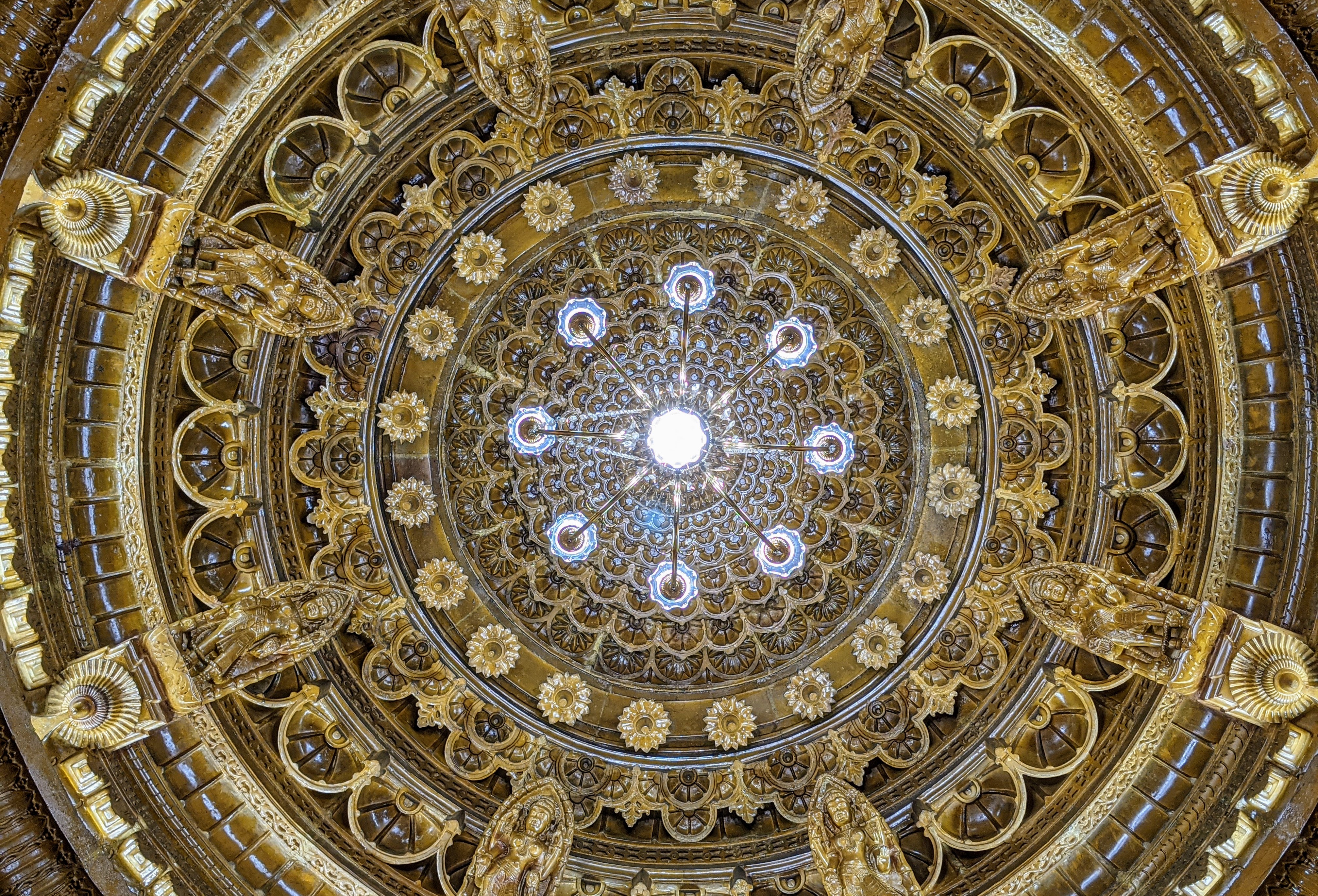 Detail from the Jain Centre in Leicester