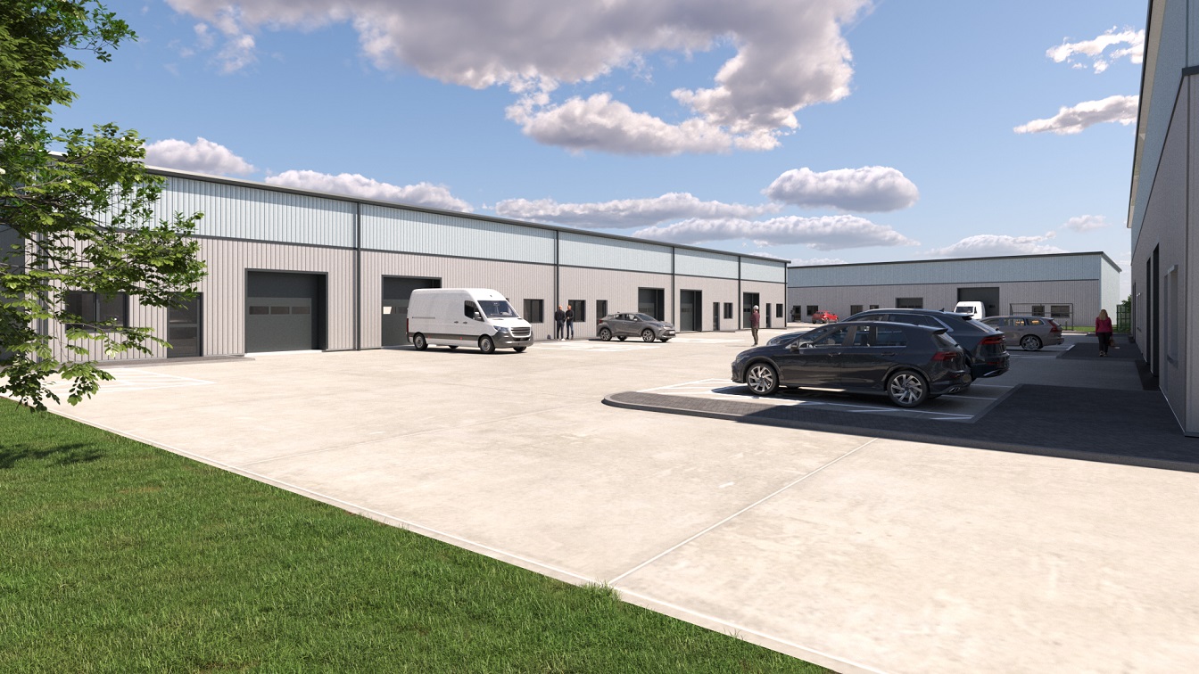 Artist's impression of Blackbird Industrial Park