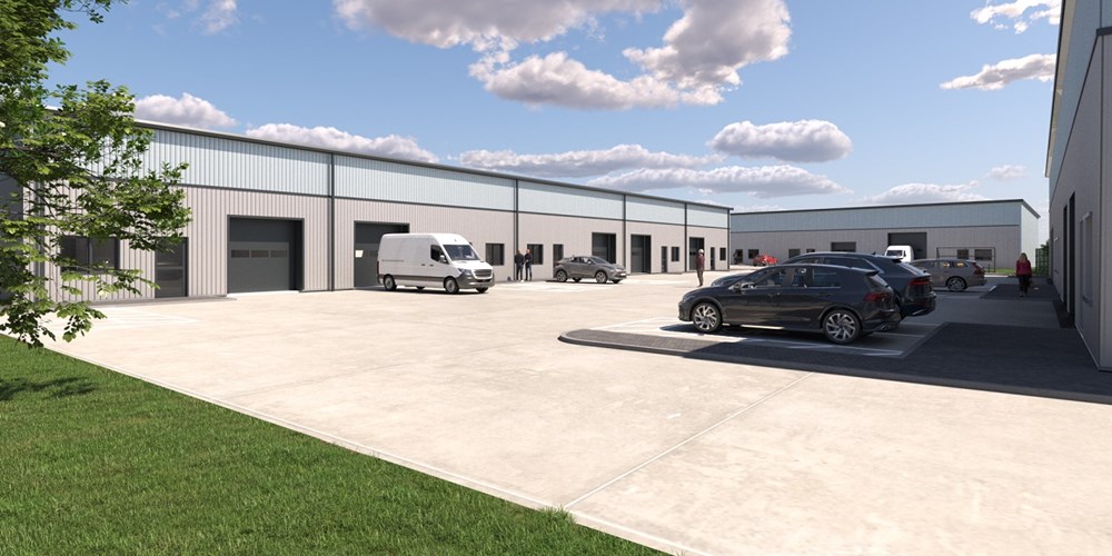 Artist's impression of Blackbird Industrial Park