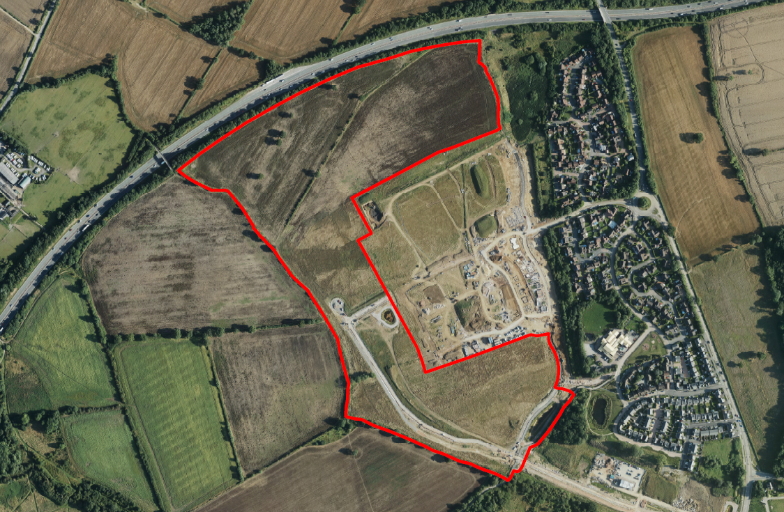 Map image of Ashton Green site