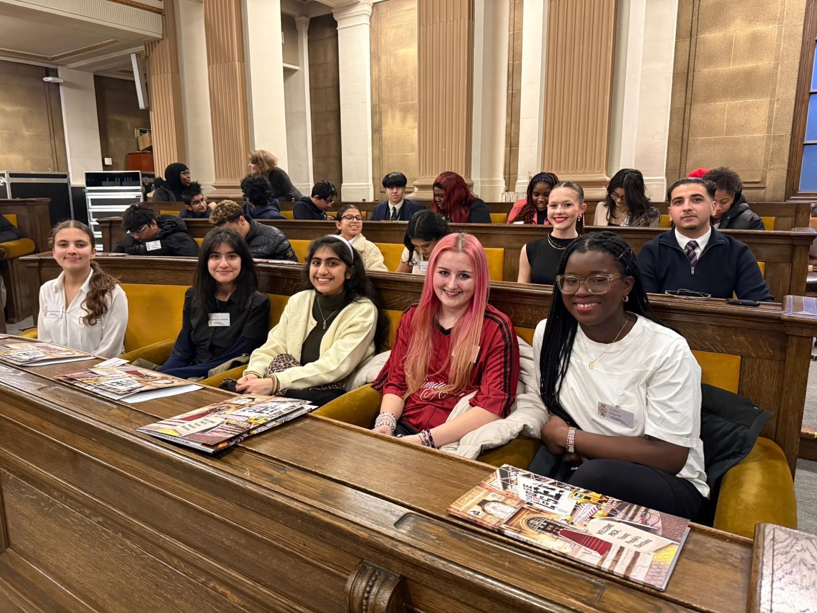 Young people being sworn in at Leicester's Town Hall