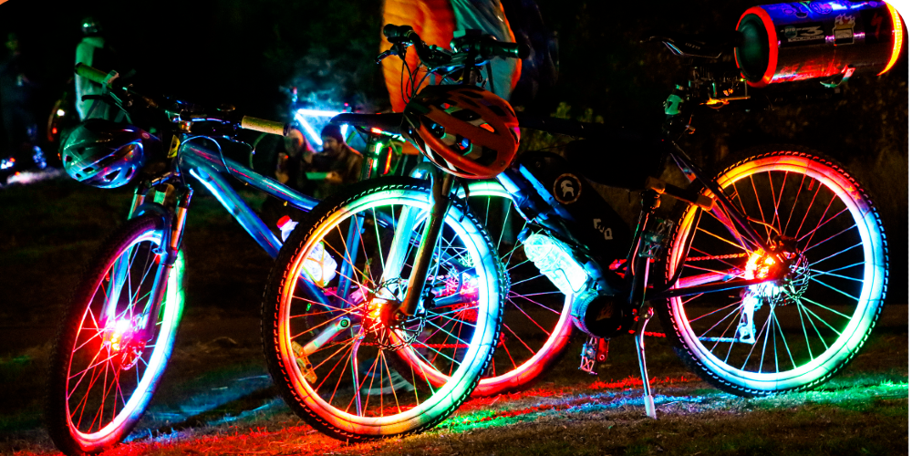 Illuminated bikes