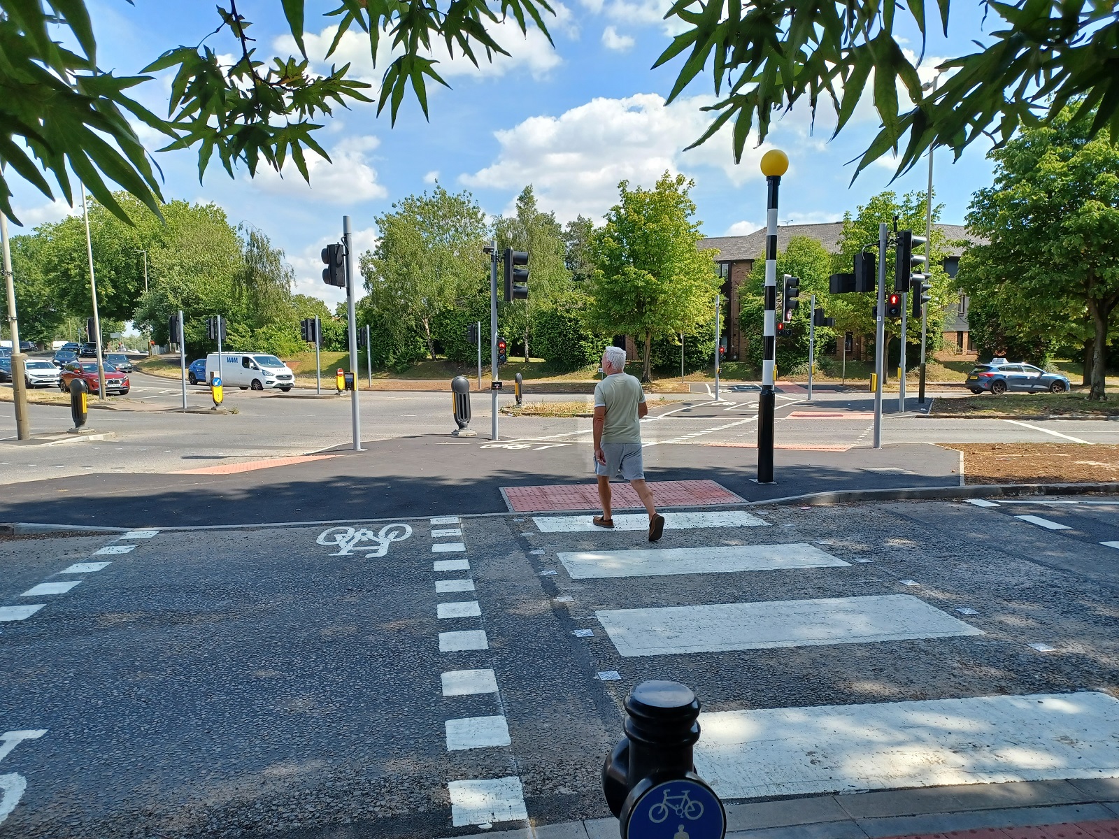 New crossing at Parker Drive