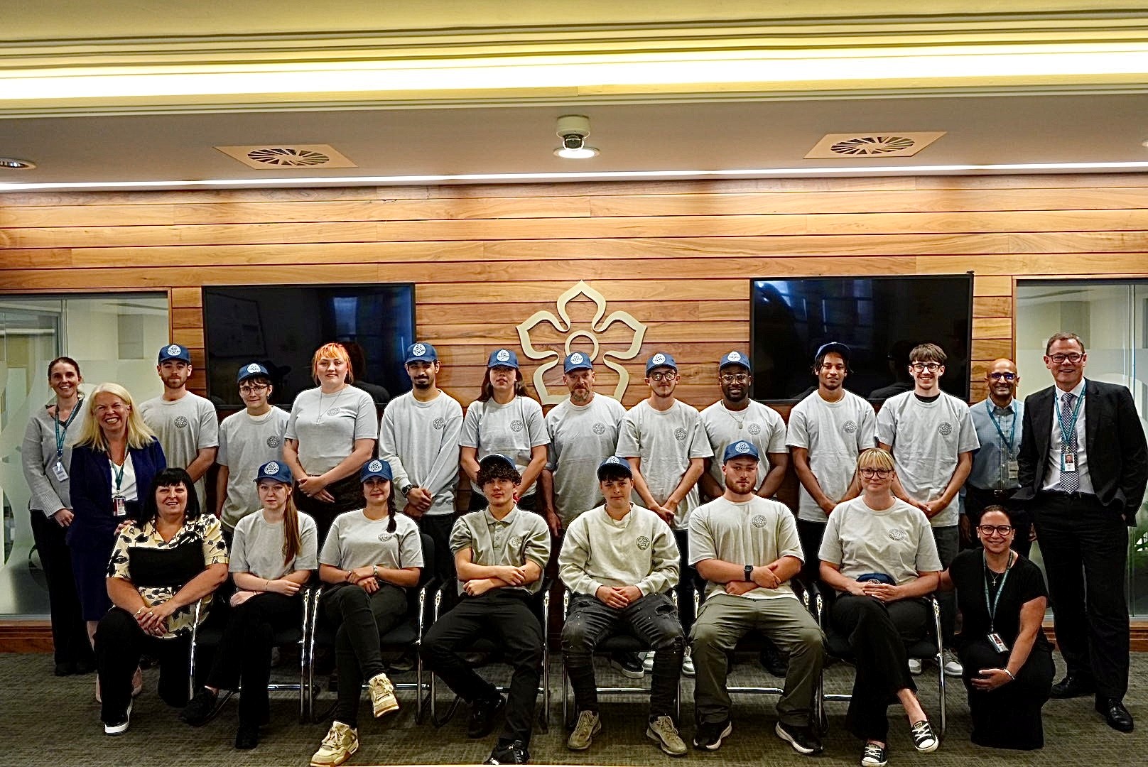 The new 2025 Leicester City Council housing apprentices