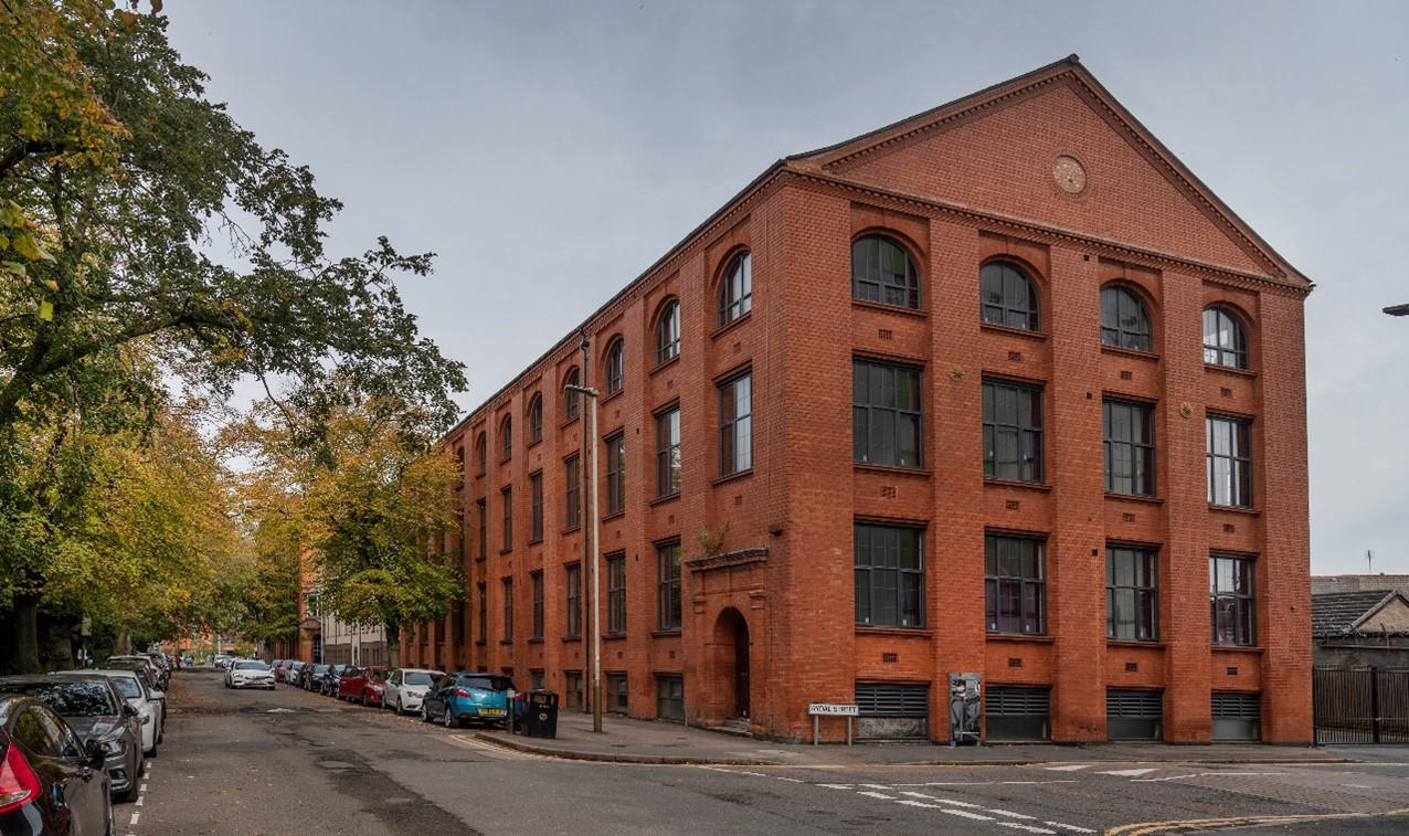 The Zip building, a converted factory, was purchased by Leicester City Council in 2023 to provide 58 affordable flats and bedsits.