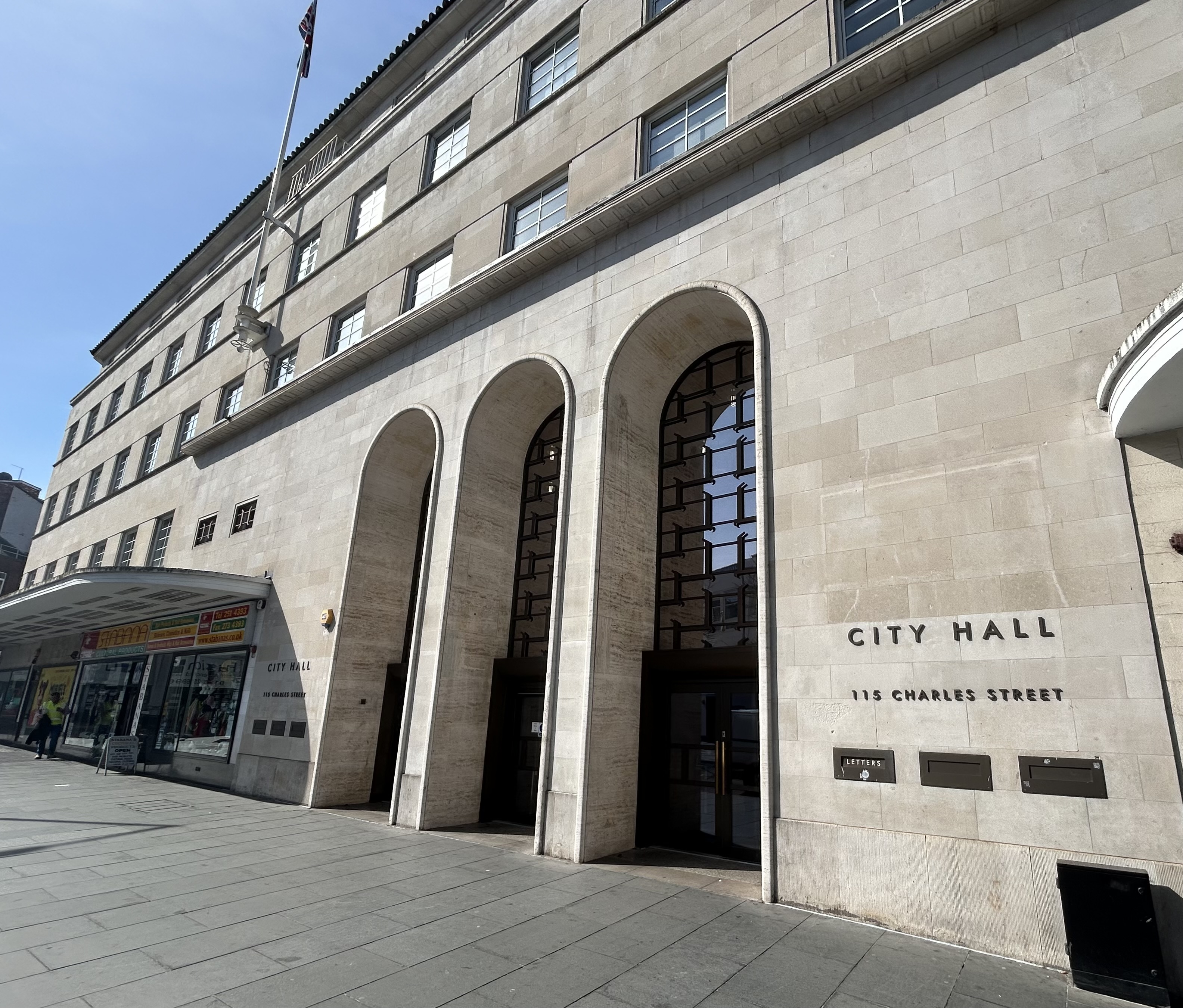 City Hall, the council's office in Leicester