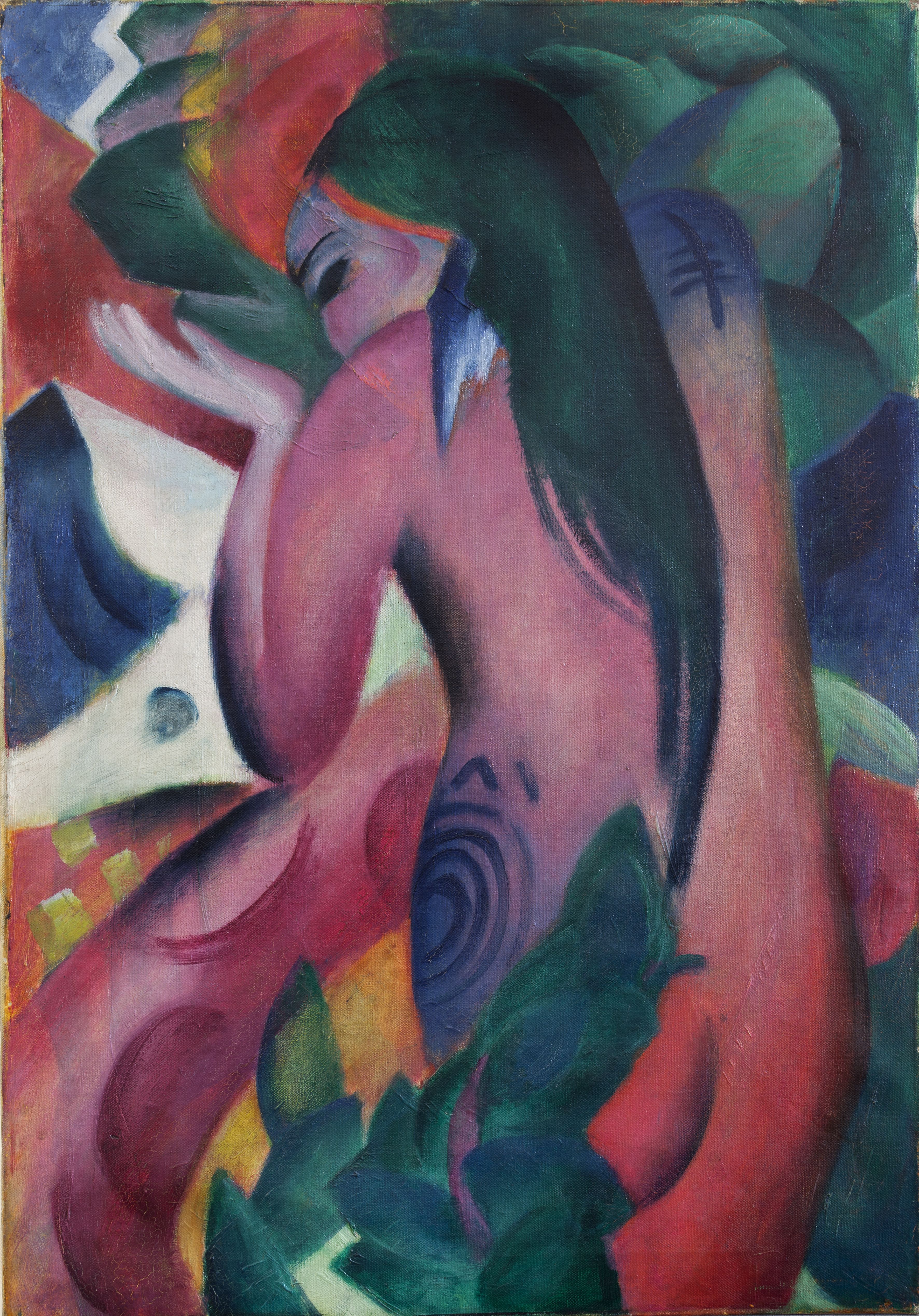 Red Woman by Franz Marc, 1912