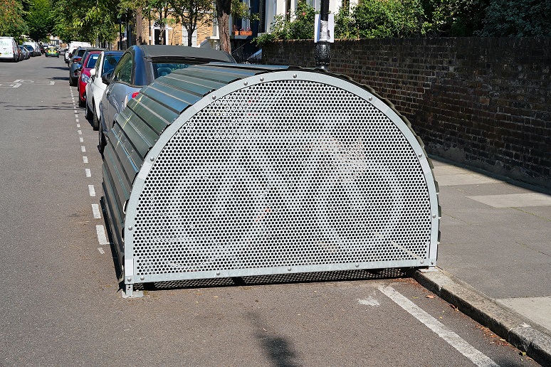 Cycle hangar stock image