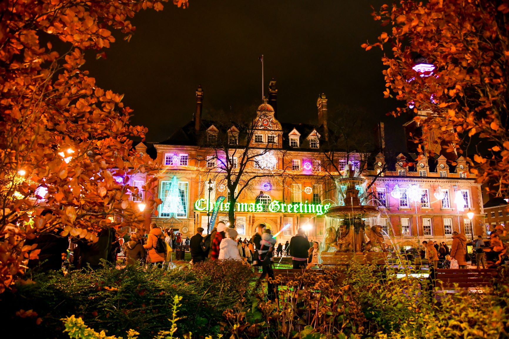 Christmas in Leicester city centre