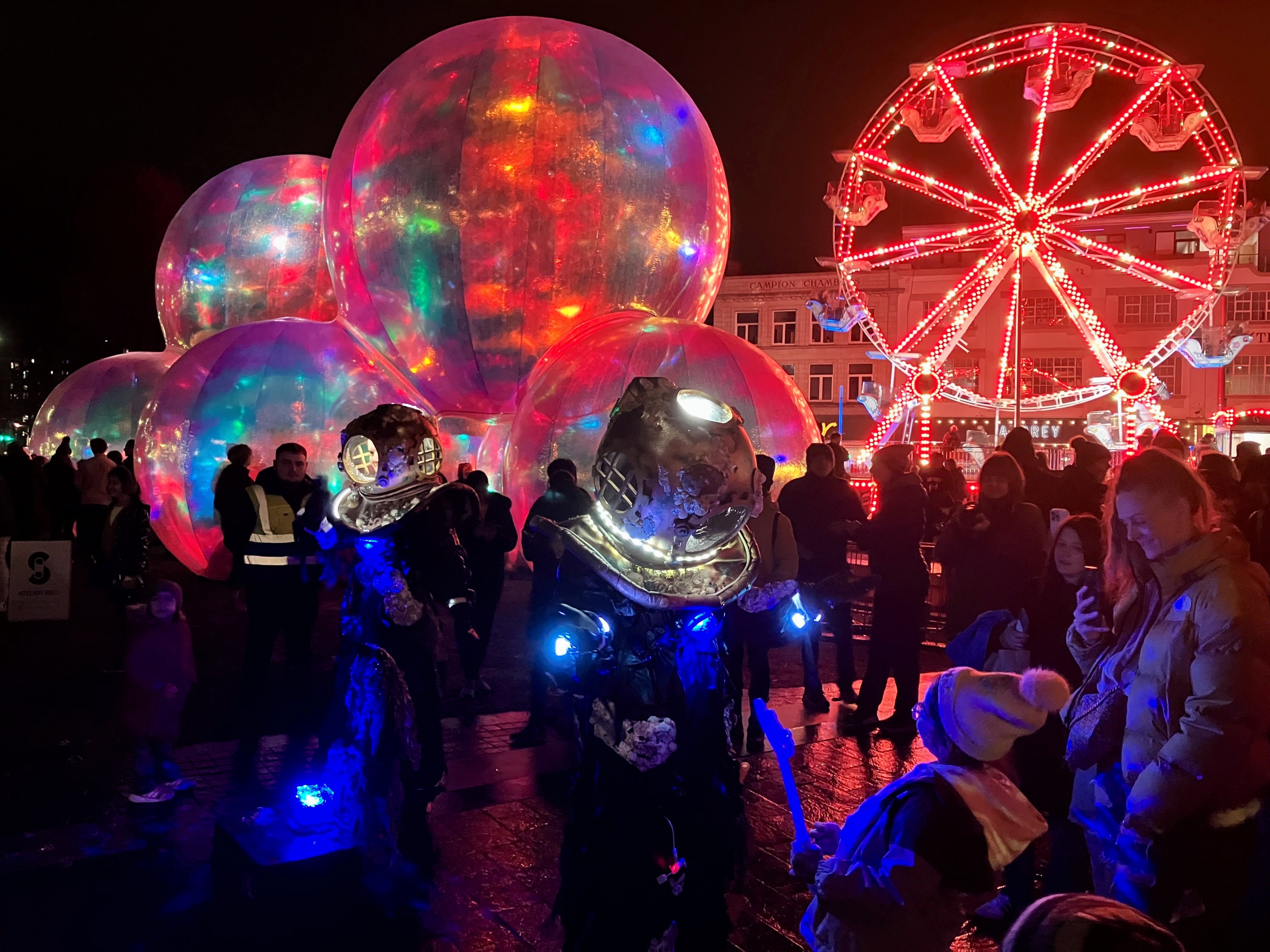 Light Up Leicester event