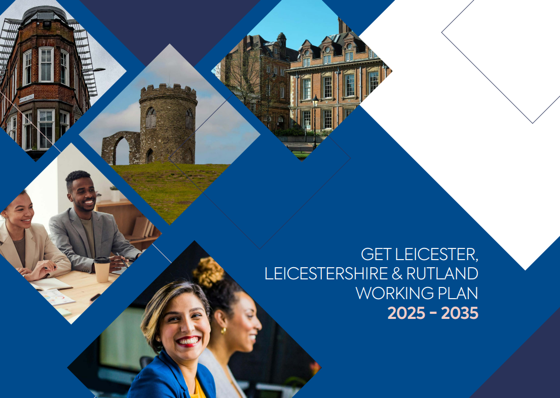 the cover of the plan showing different parts of the region