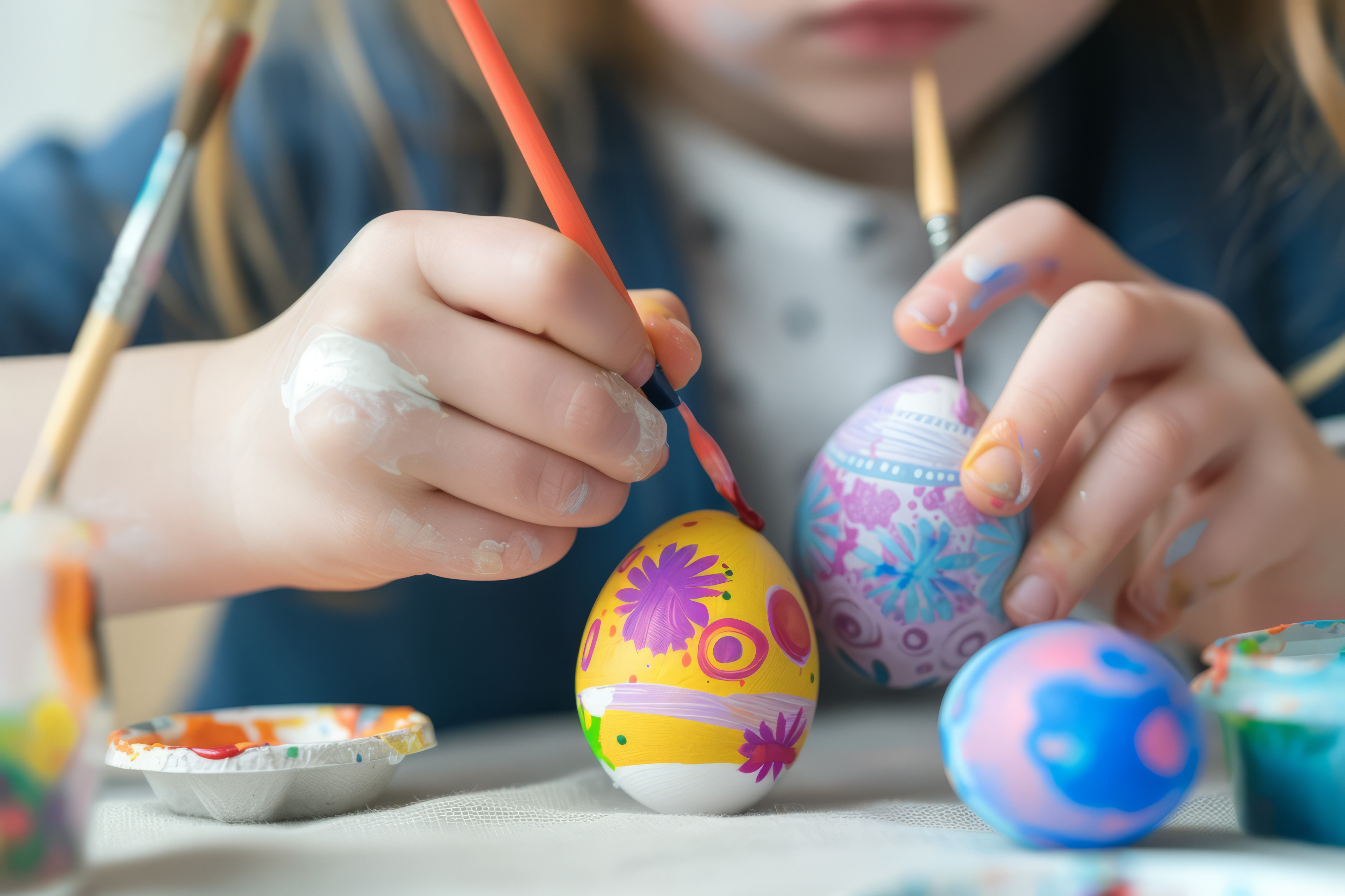 Easter egg painting