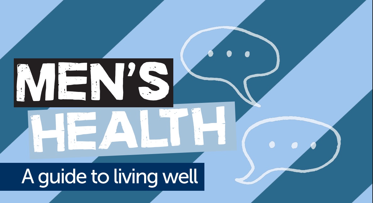 The cover of the Men's Health booklet launched to mark Mental Health Awareness Week