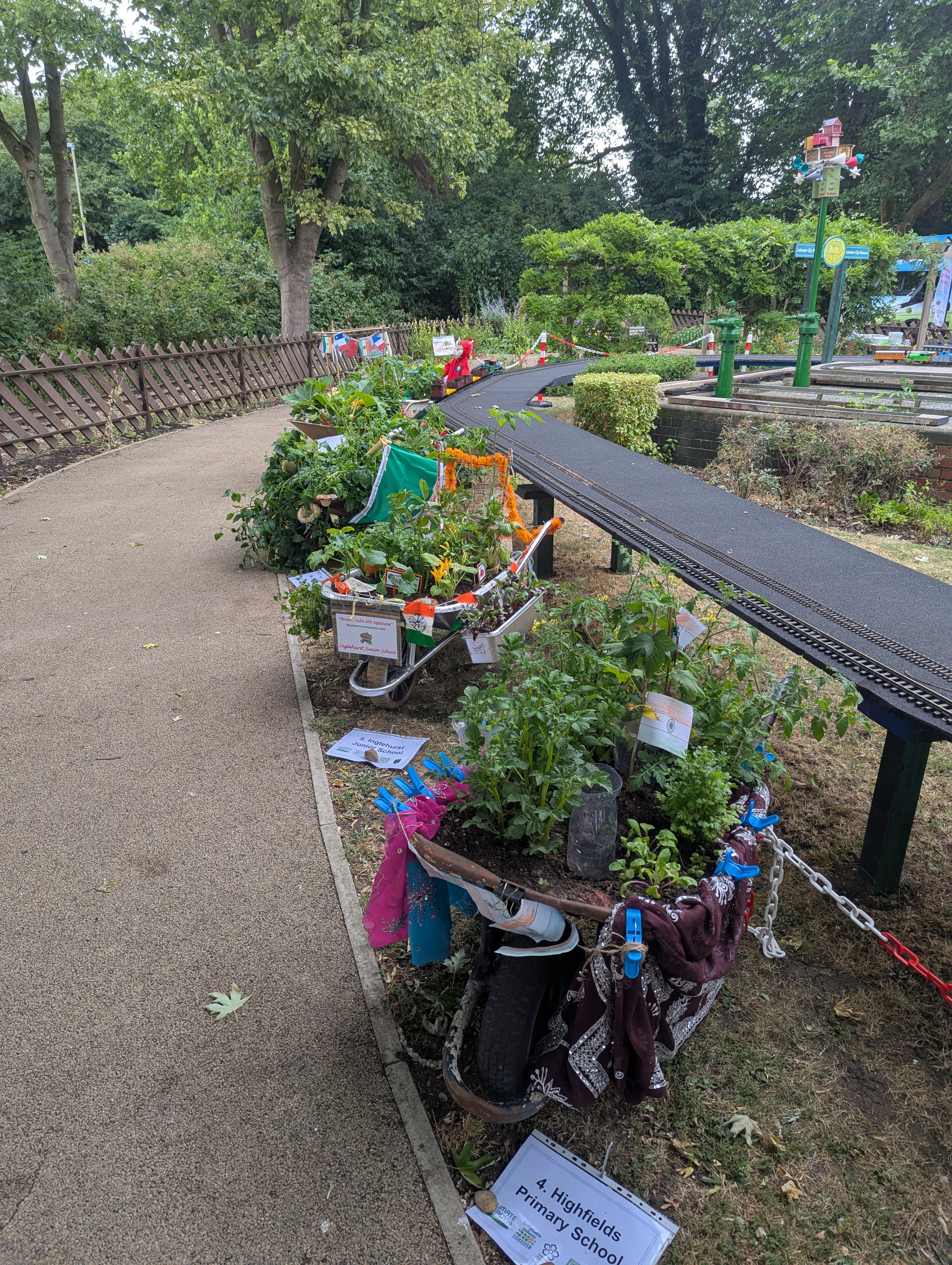 Some of the mealbarrows on display