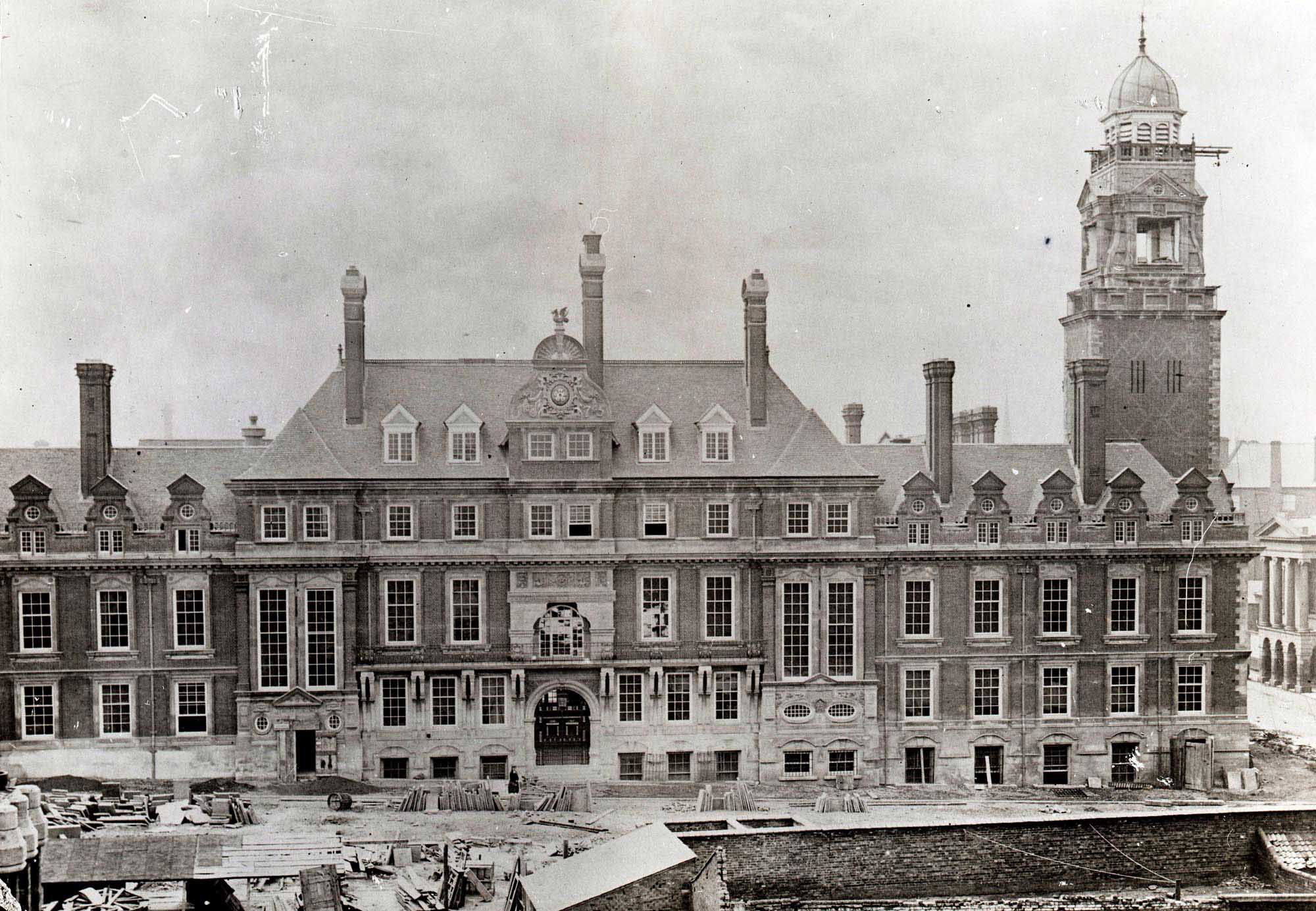 The Town Hall under construction (1874-76)