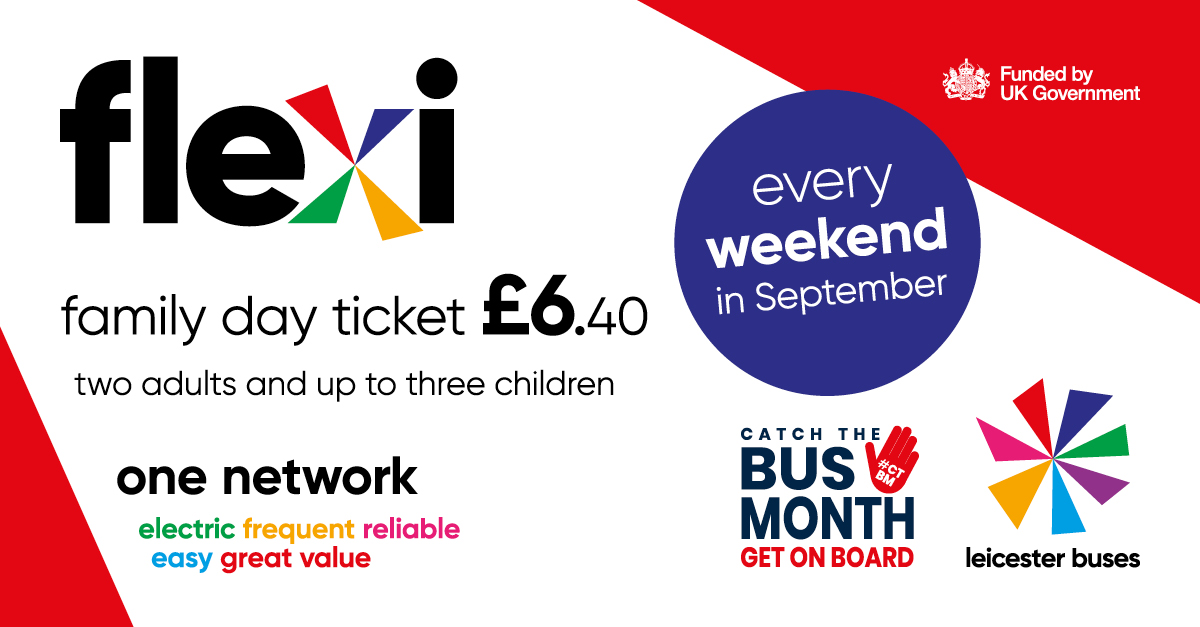 Catch the Bus Month graphic