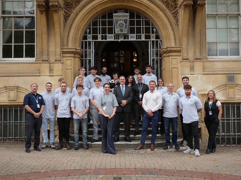 New apprentices at Town Hall in Leicester