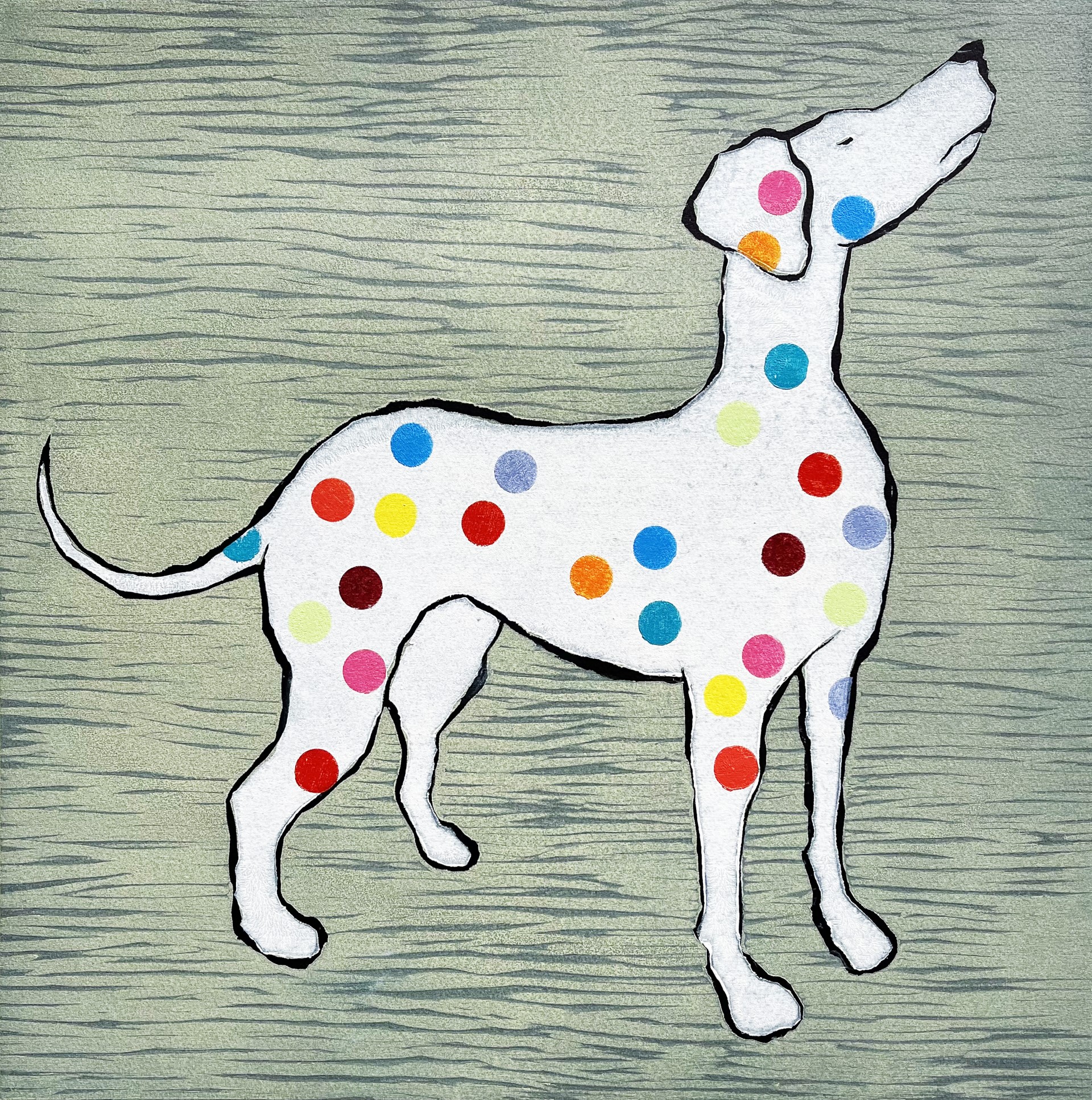 'Damien Hirst's Dog' by Mychael Barratt (copyright Mychael Barratt)